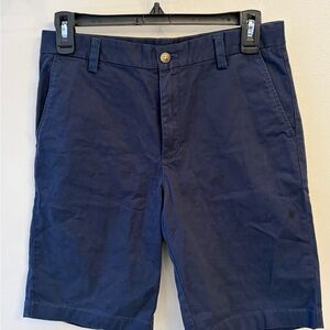 Vineyard Vines Classic Navy Shorts boys size 16 dress casual adjustable waist